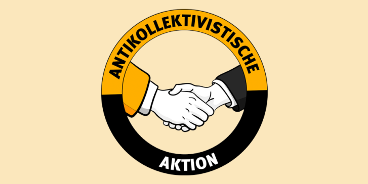 Antikollektivistische Aktion - Banner