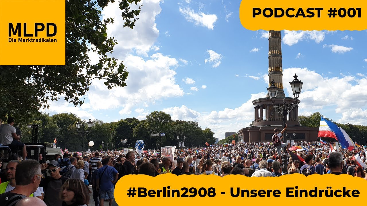 Eindrücke der Berlin-Demo am 29.08.2020